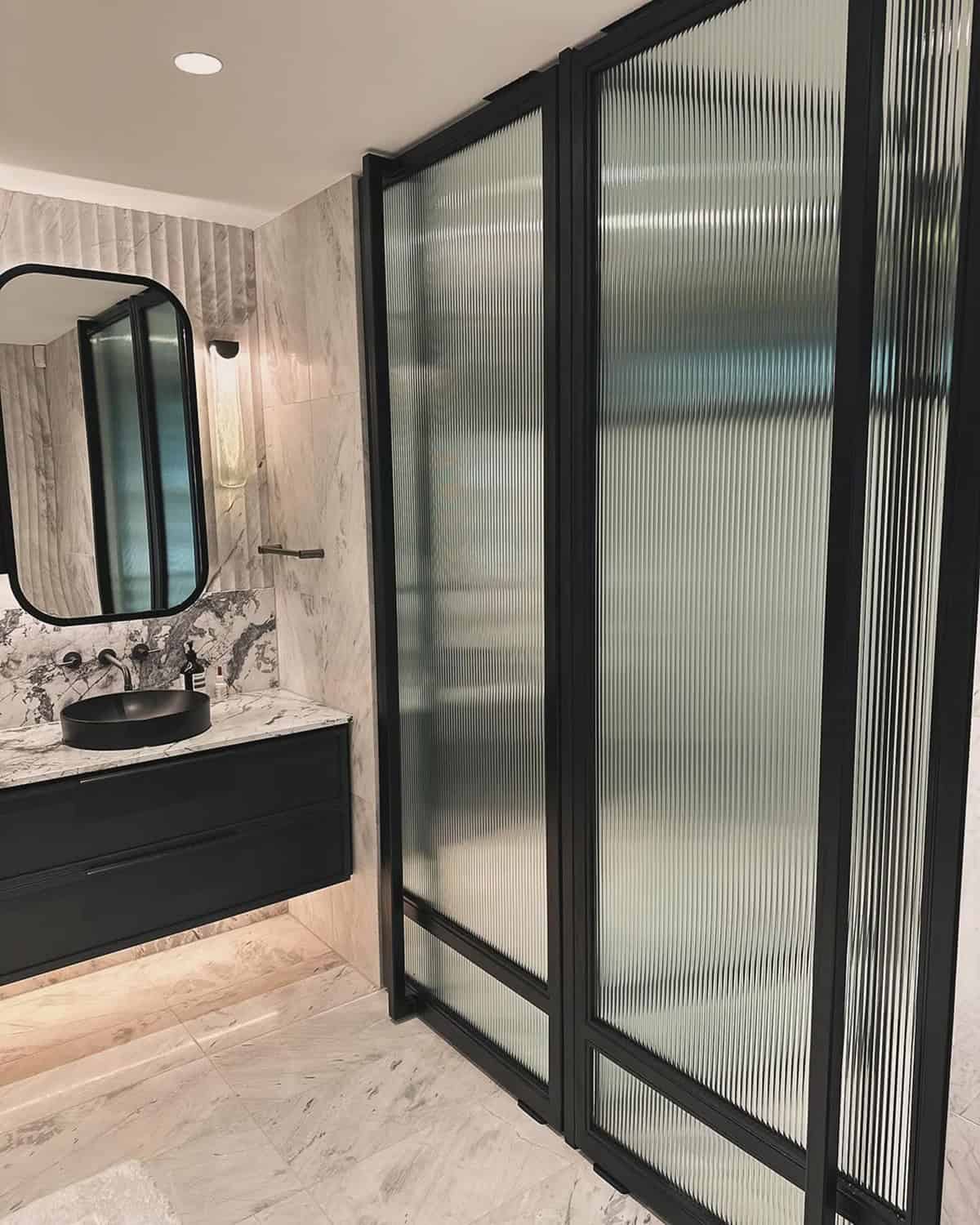 Textured Glass Panels