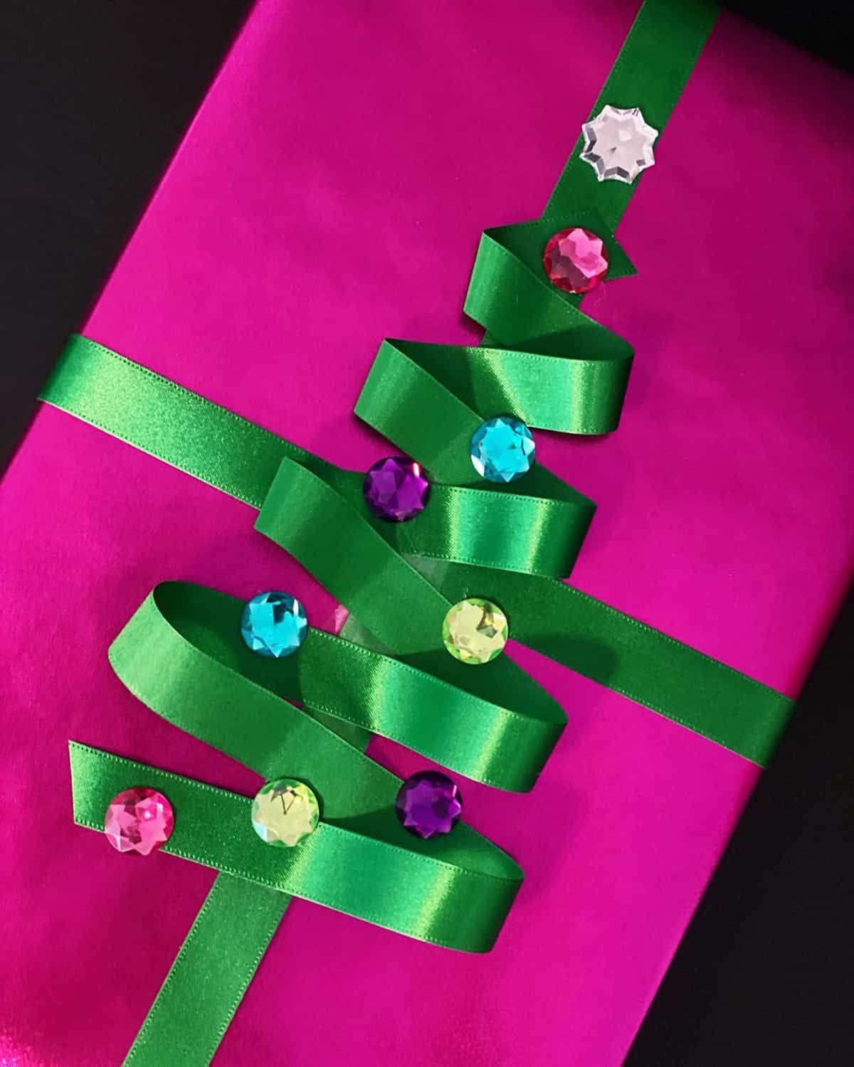Twist Ribbon into a Tree Shape