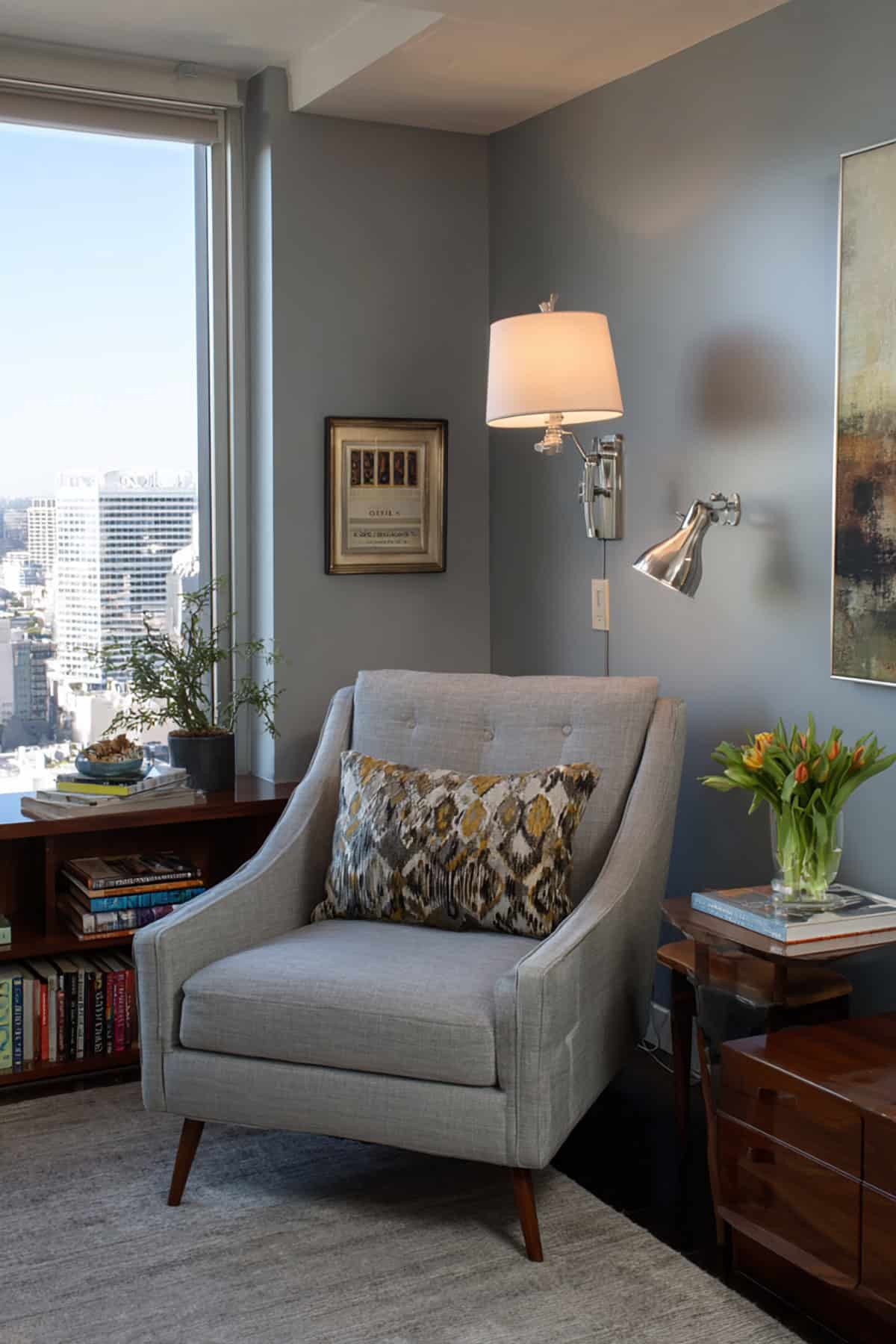 Wall Mounted Reading Lights Instead of Lamps