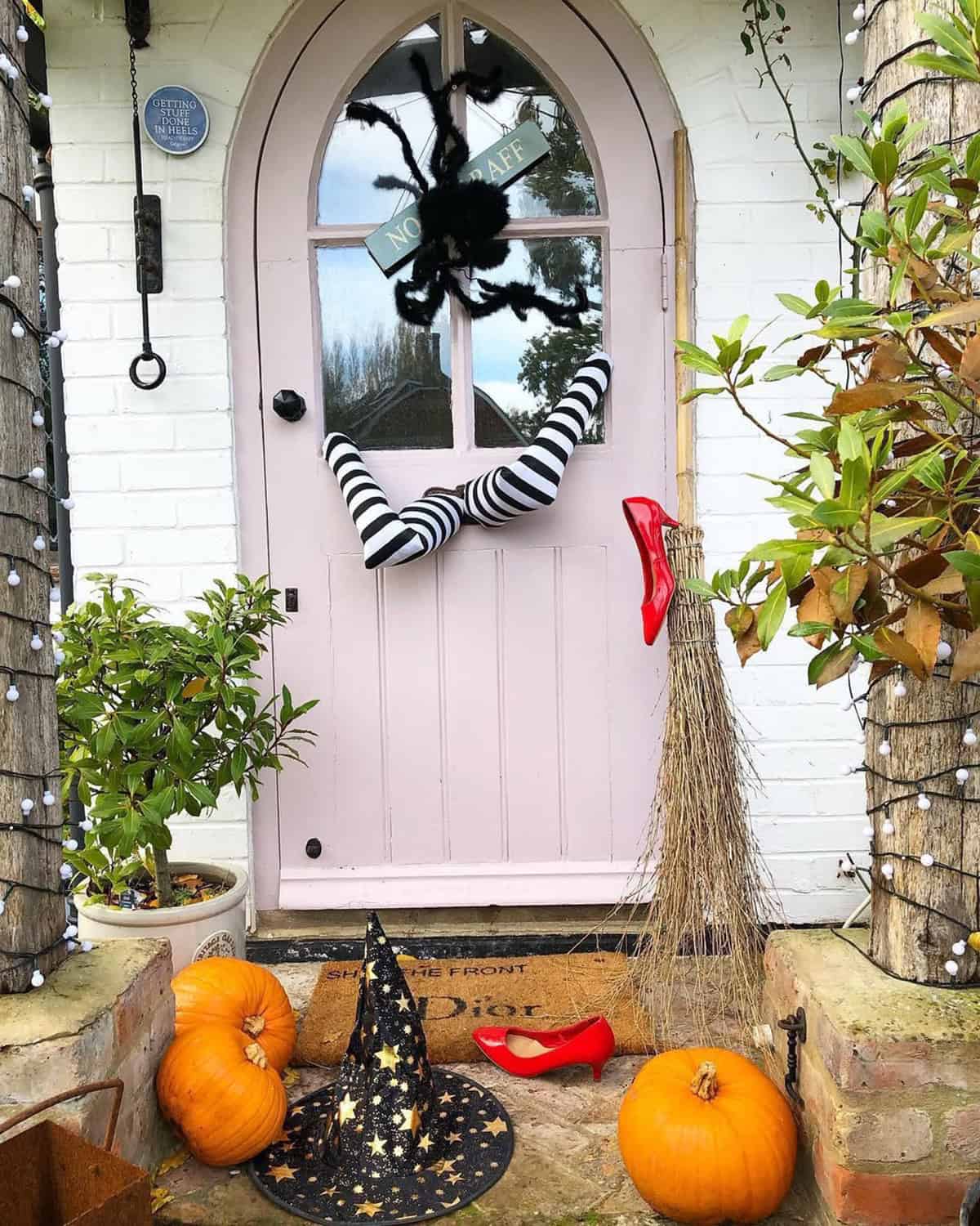 Arched Door with Witch’s Legs