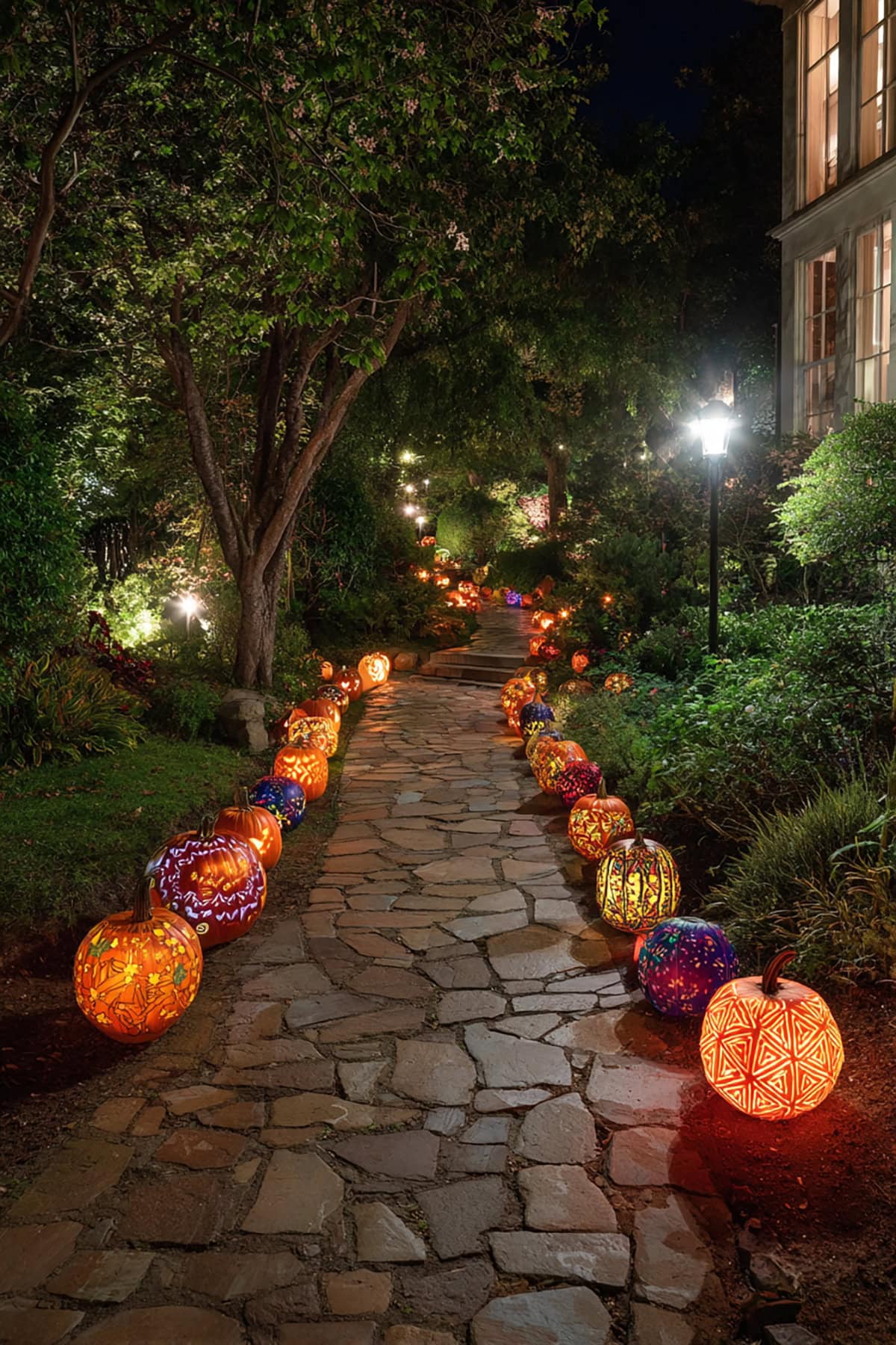 Avenue of Lighted Lanterns