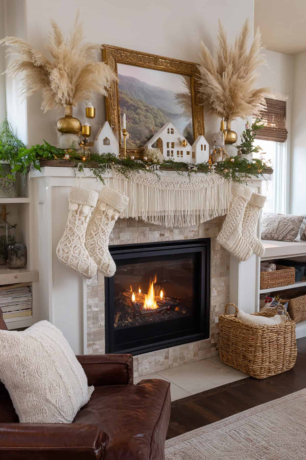 Boho Chic Mantel