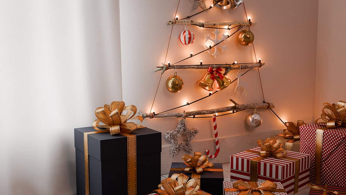 Branch Triangle Wall Tree