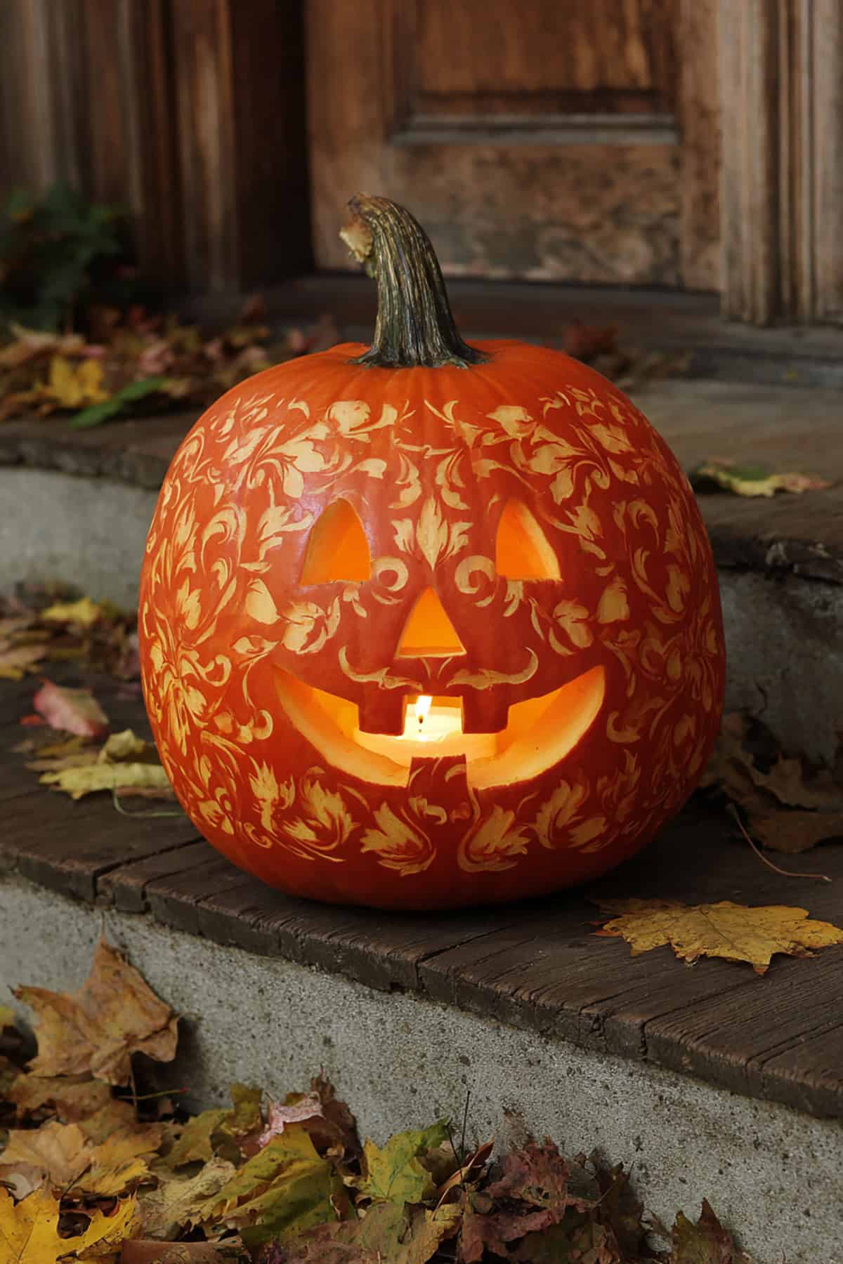 Classic Jack O’ Lantern with a Twist