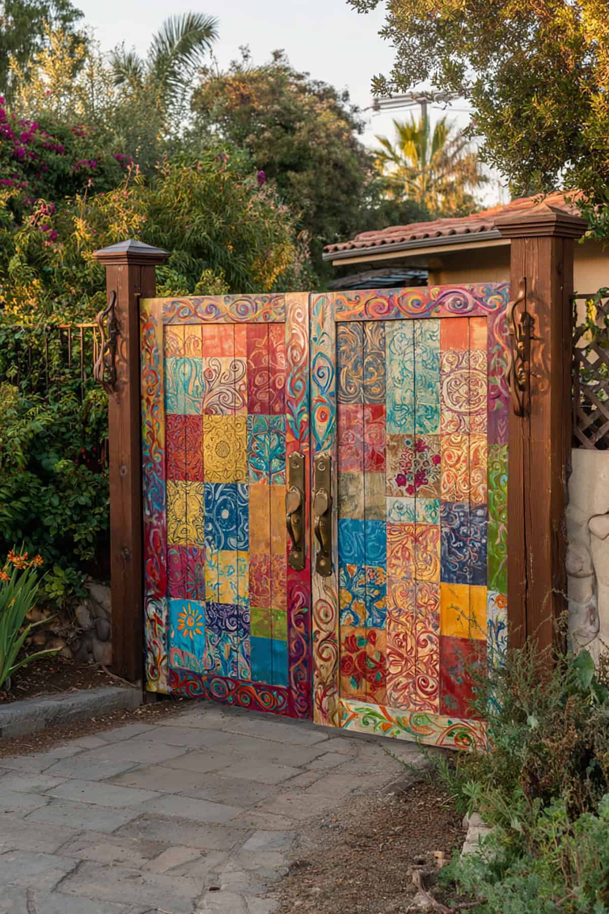 Color Splash Patchwork Gate