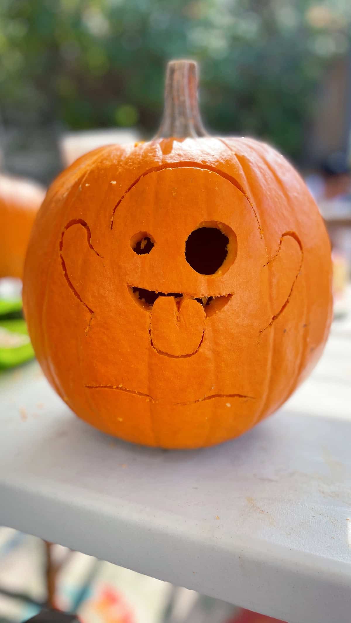 Ghost Emoji Carving