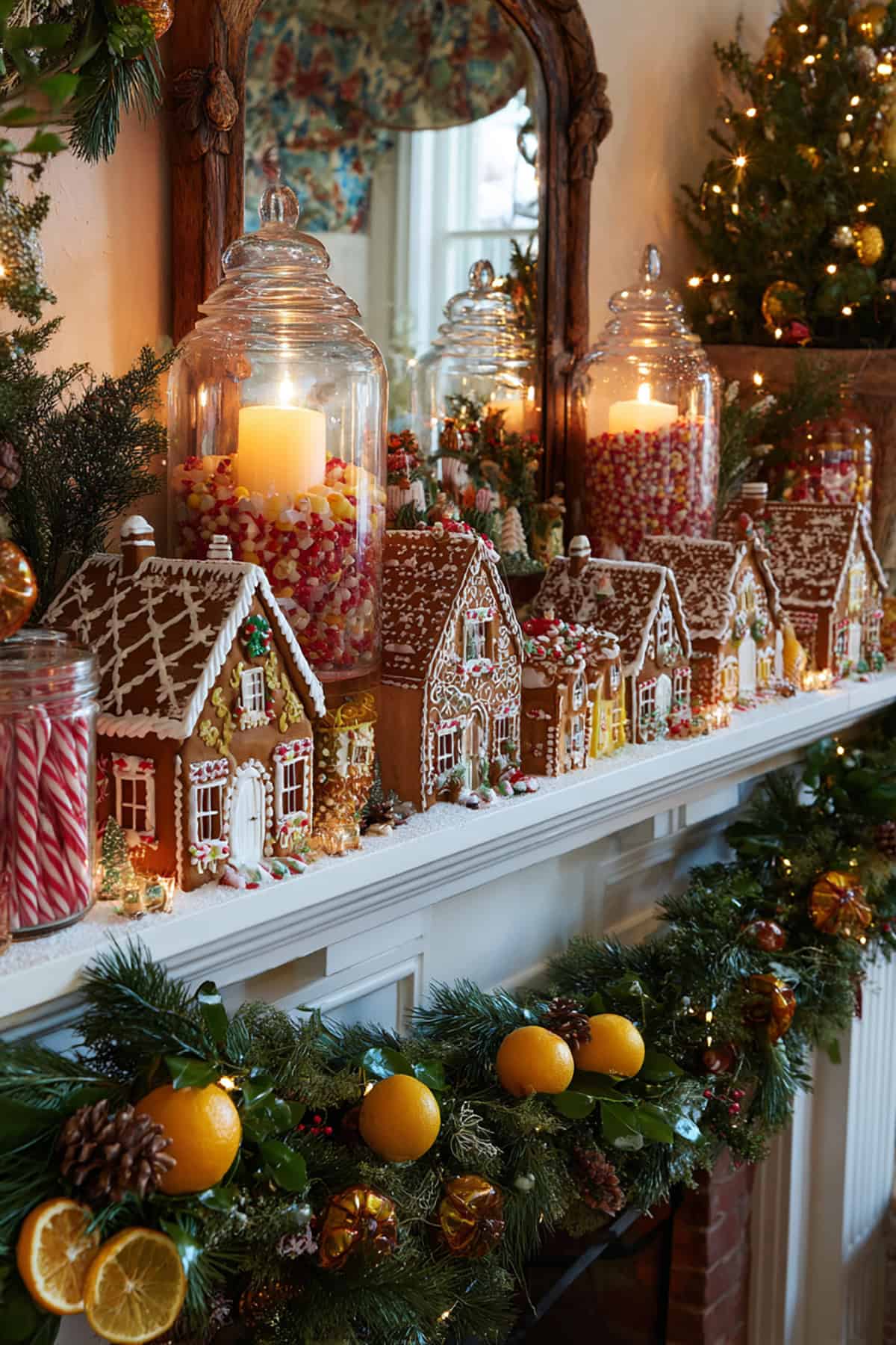 Gingerbread Bakery Mantel