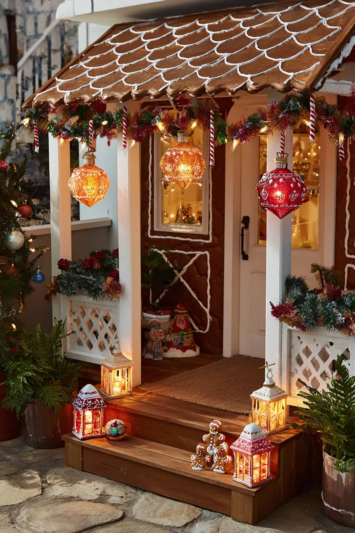 Gingerbread Inspired Mini Porch