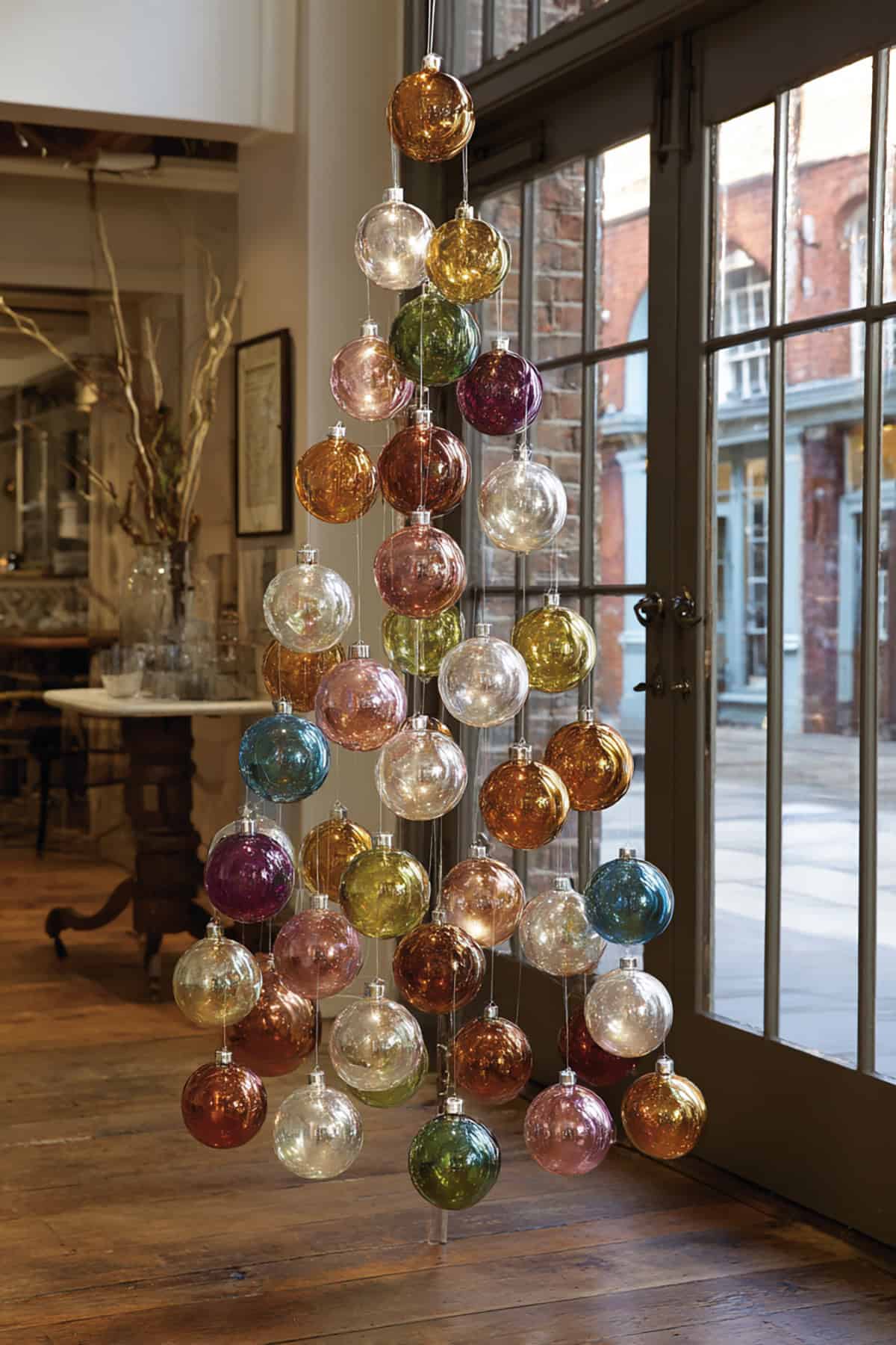 Glass Bauble Cascade