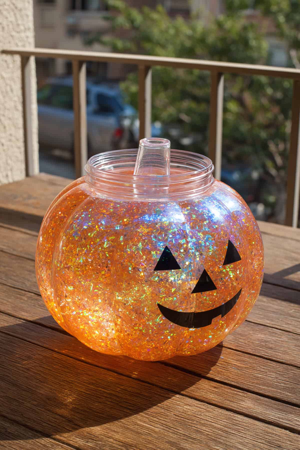 Glitter Filled Lantern Globe
