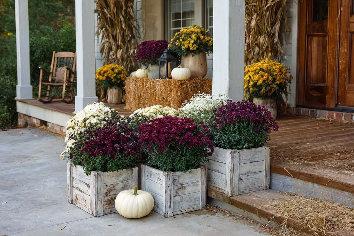 Ivory Whitewashed Planters