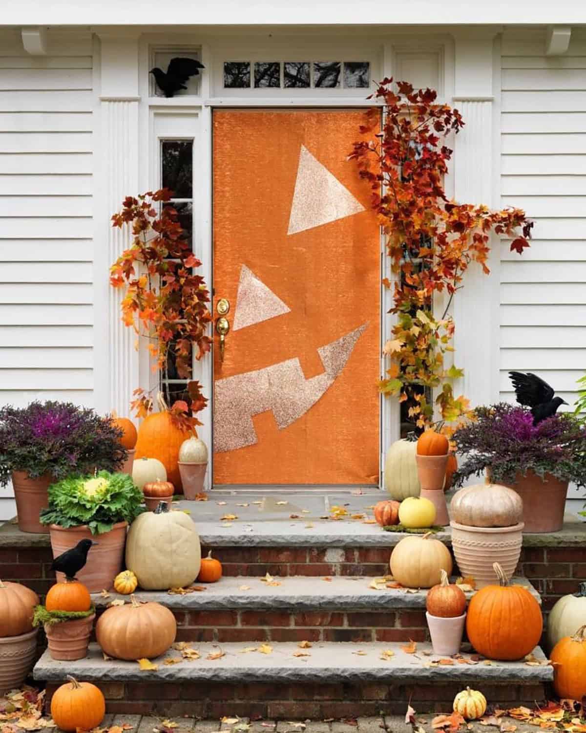 Jack o’ Lantern Door Wrap