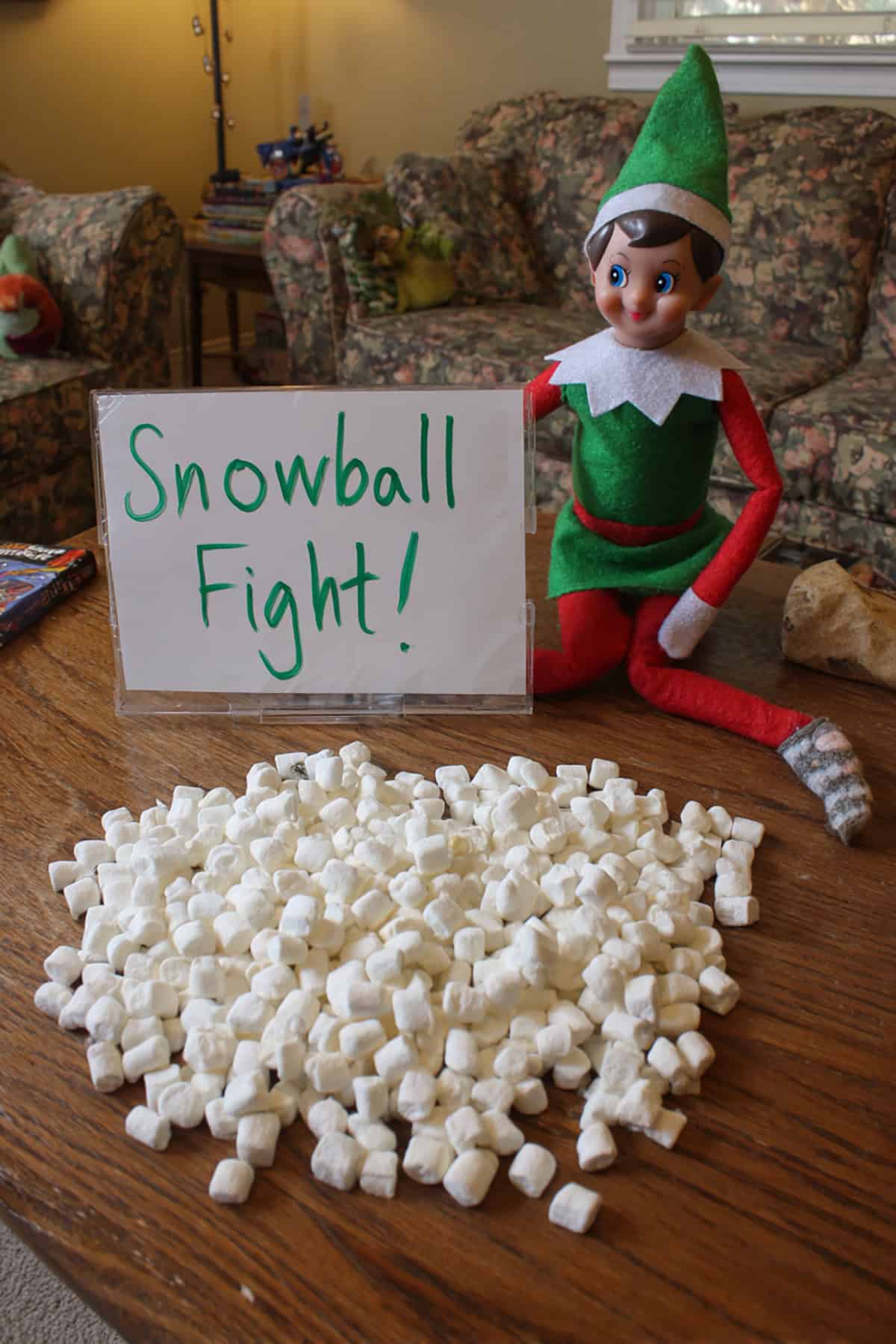 Mini Marshmallow Snowball Fight