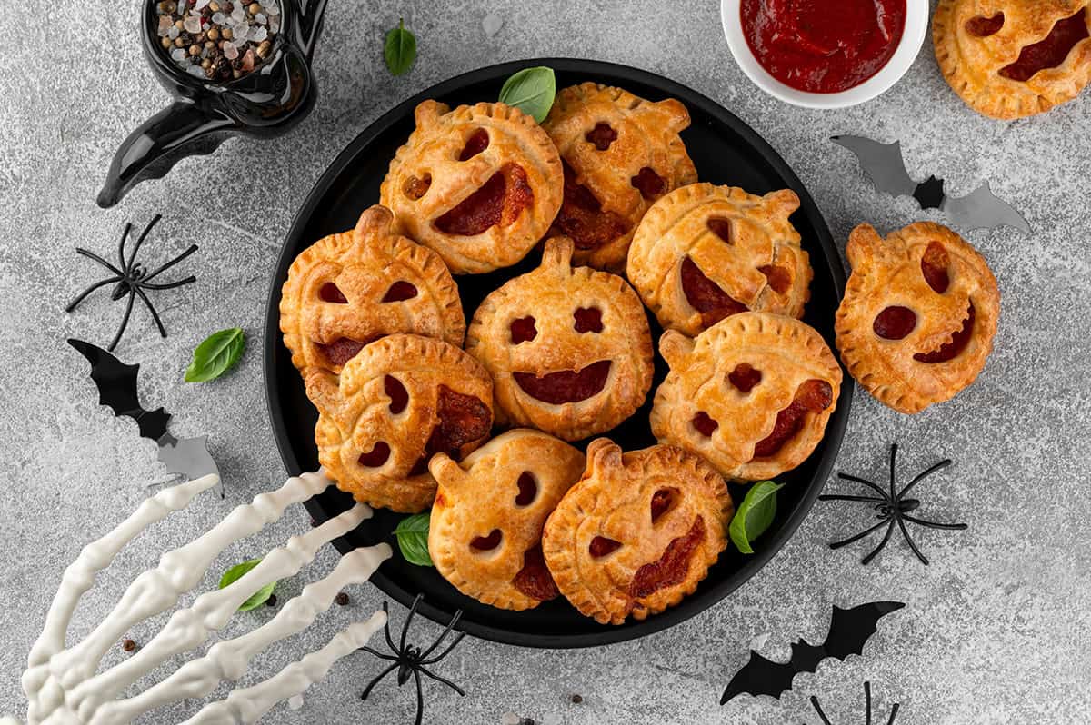 Mini Pies With Grinning Faces