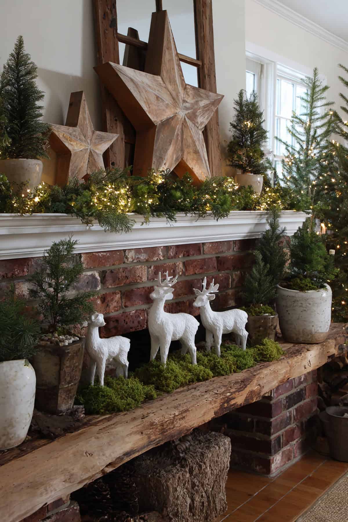 Nordic Woodland Mantel