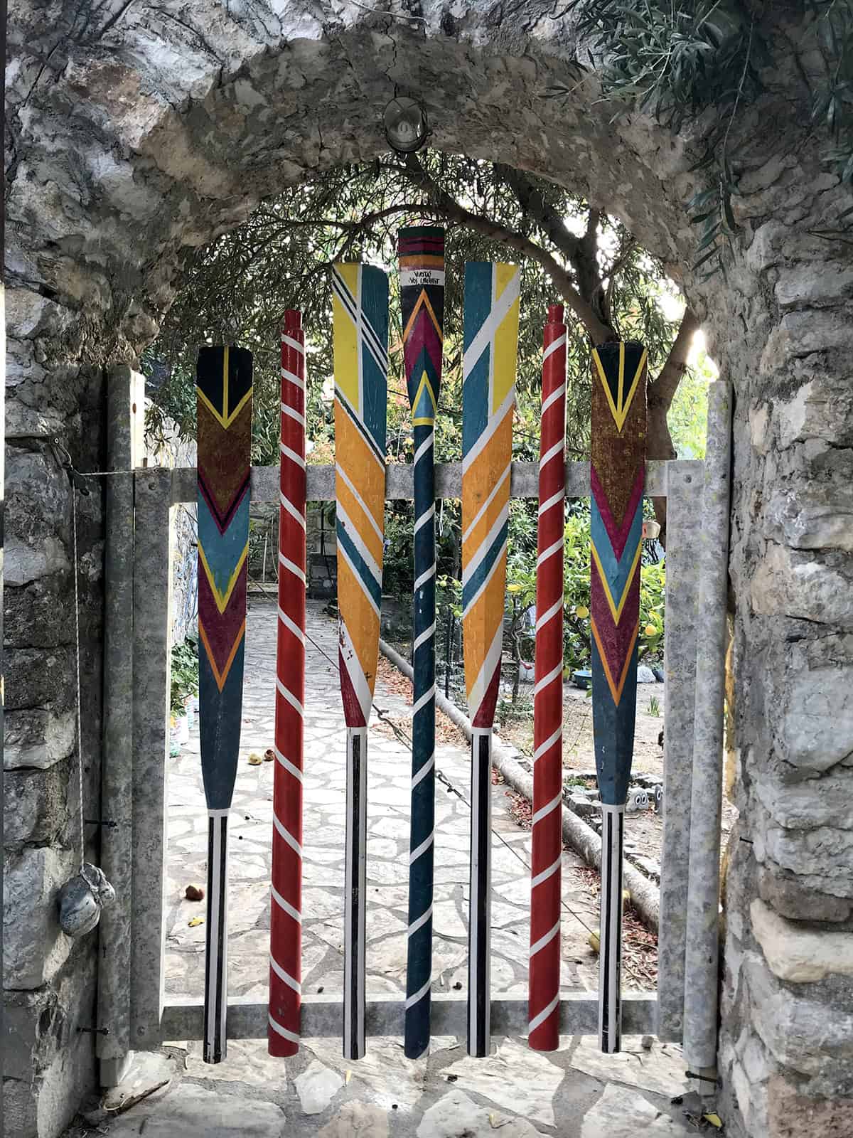 Painted Paddle Gate