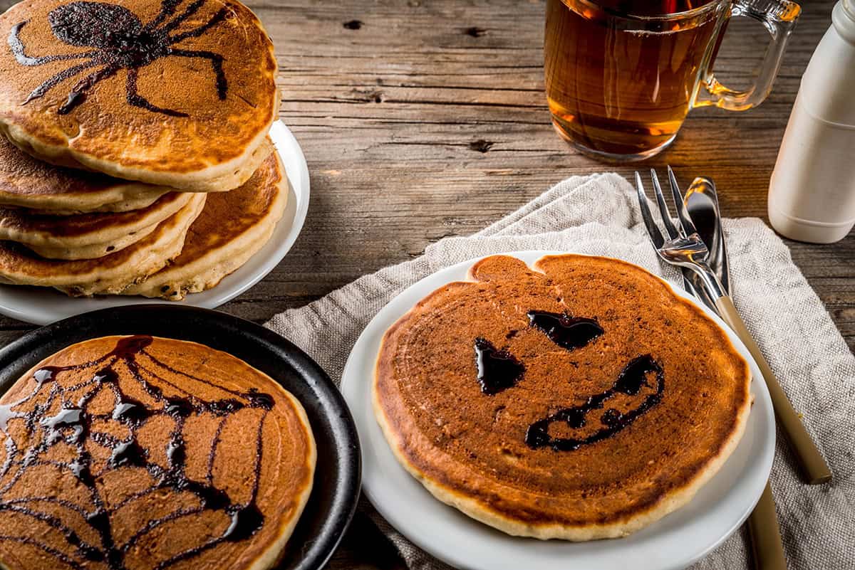 Pancakes with Webs and Faces