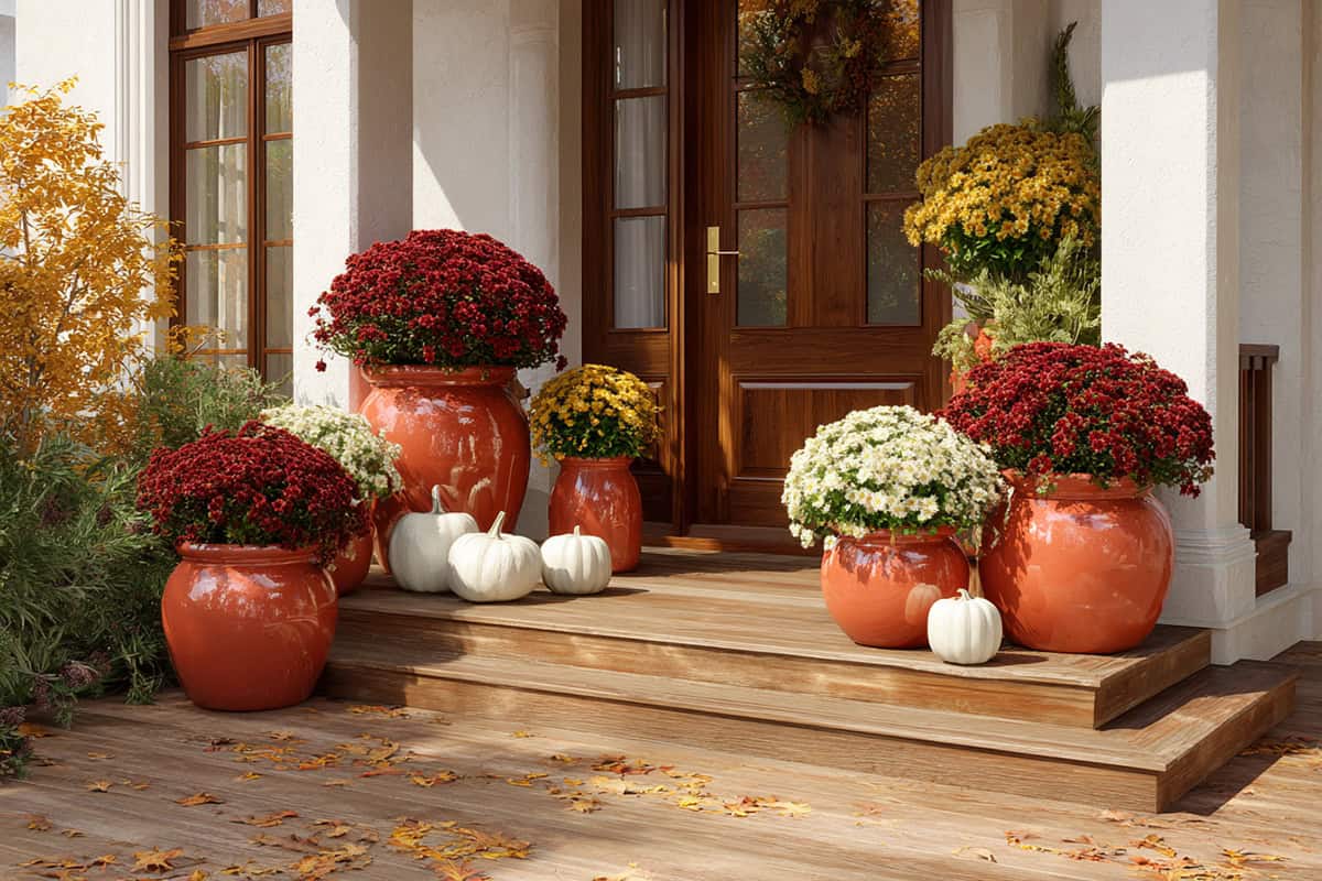 Pumpkin Orange Planters