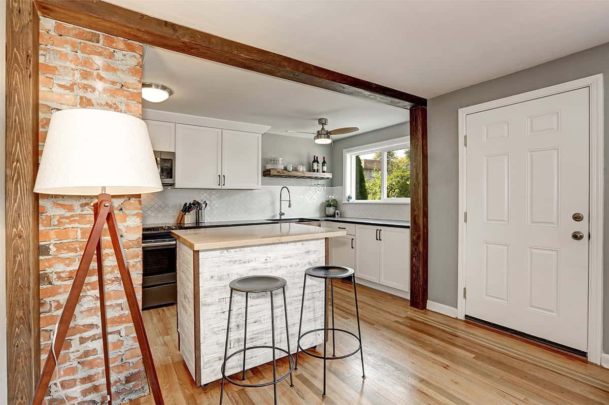 Small L shaped Kitchens with Islands