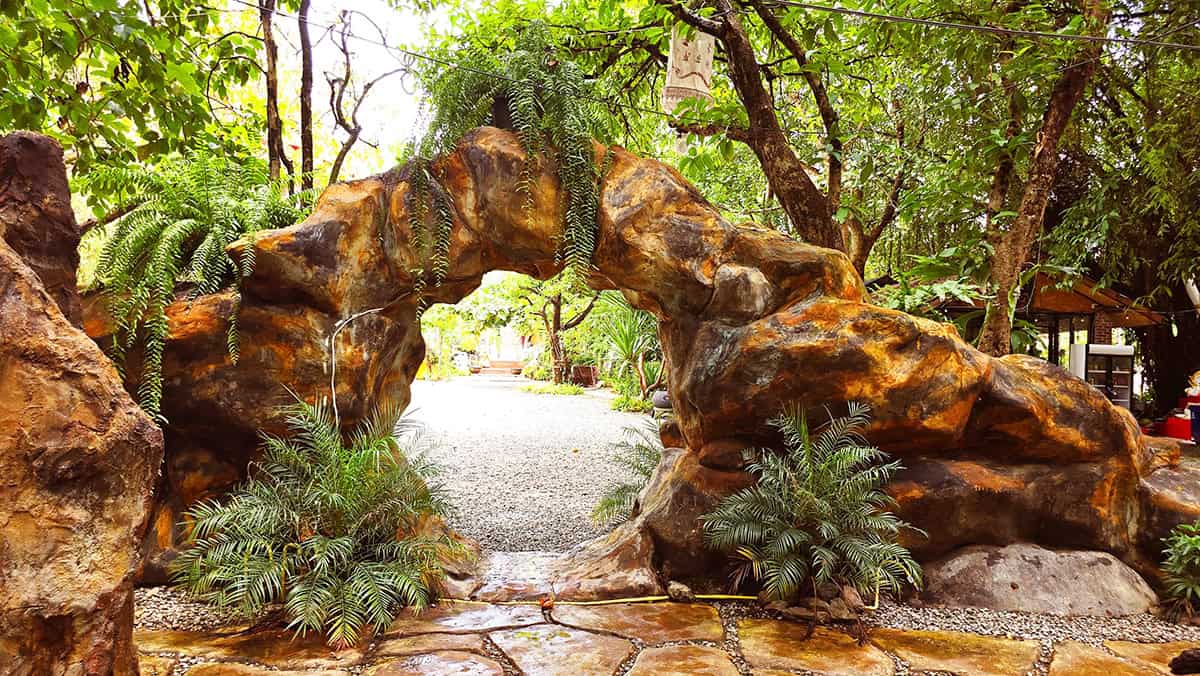 Stone Archway Gate