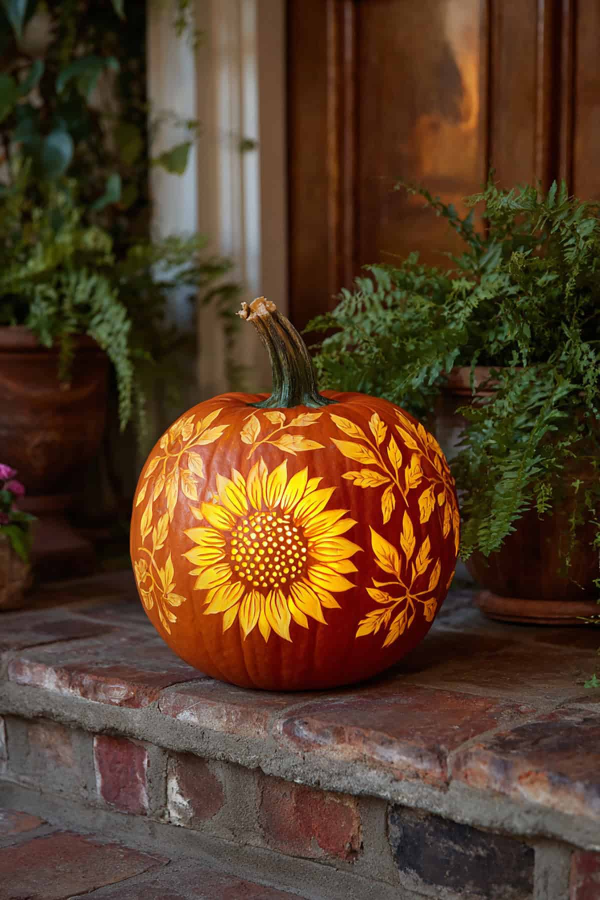 Sunflower Harvest Carving
