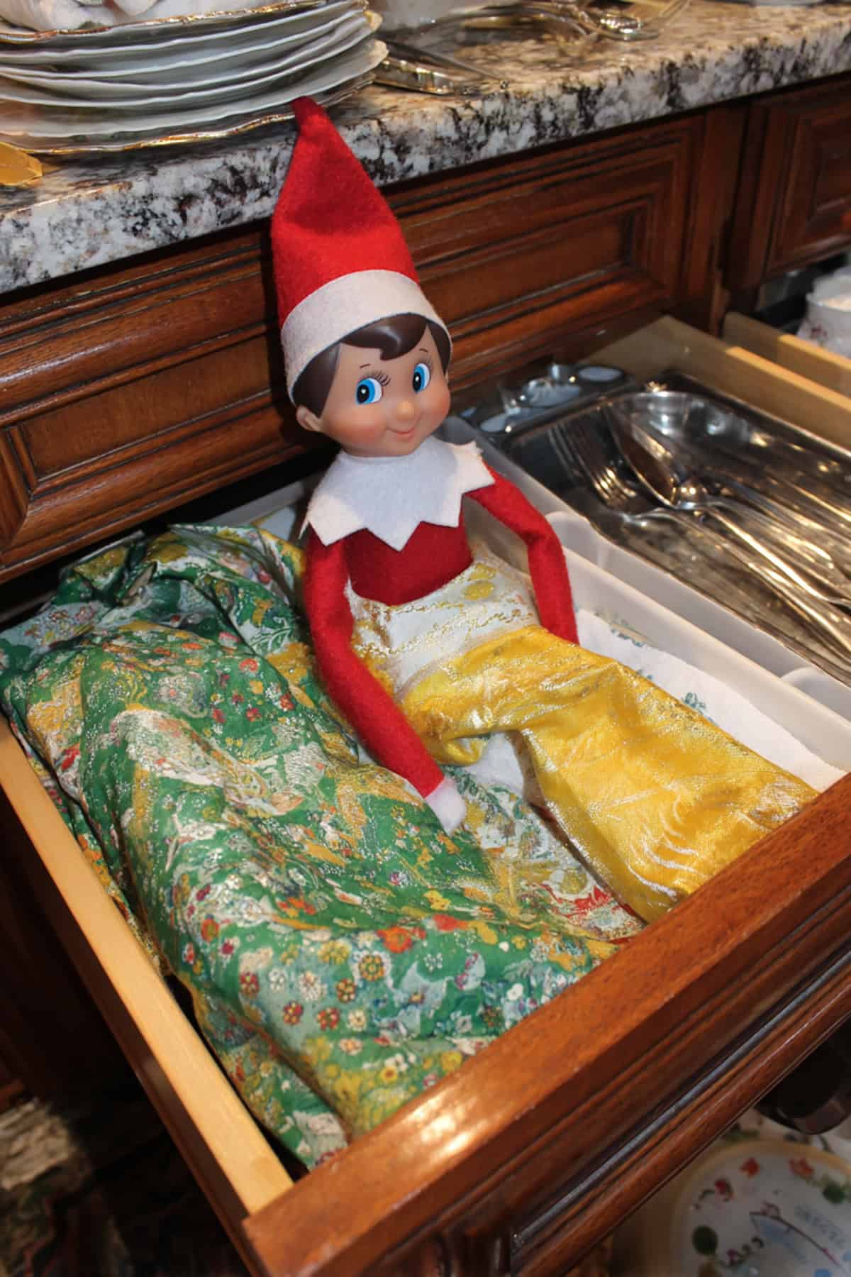 Tucked into the Silverware Drawer