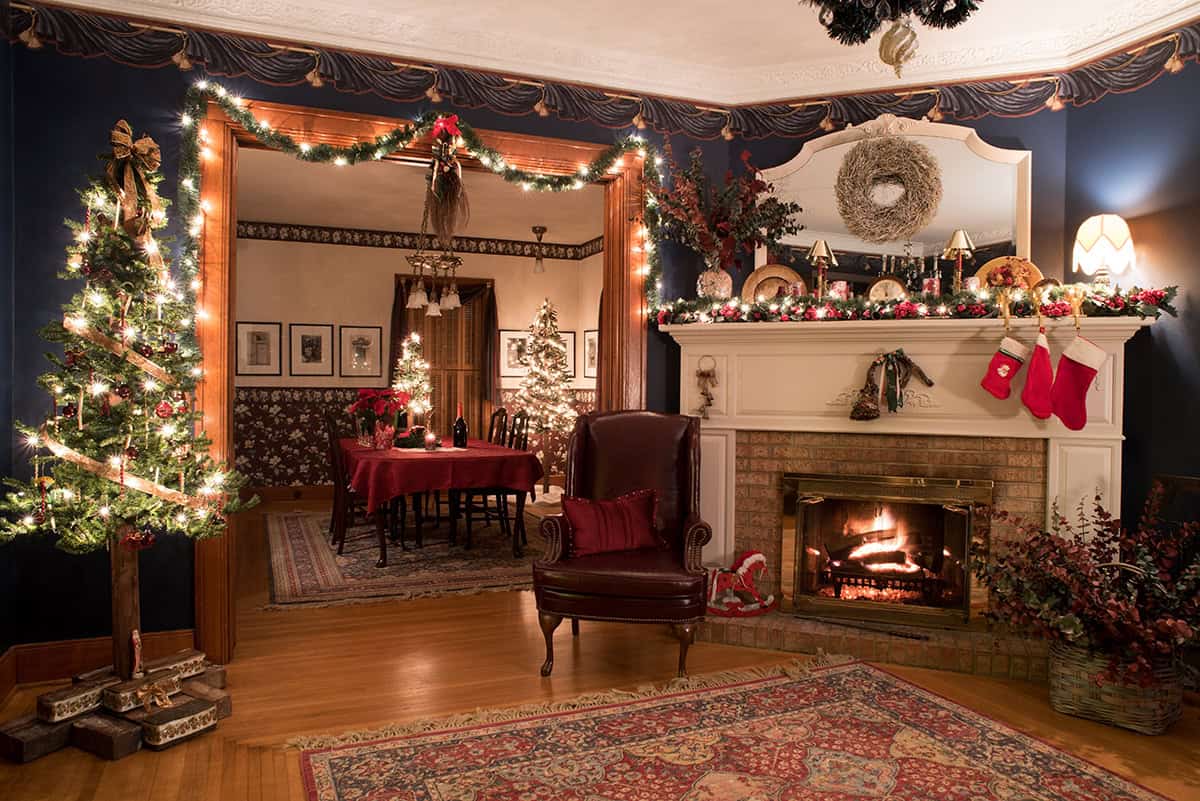 Victorian Christmas Interior