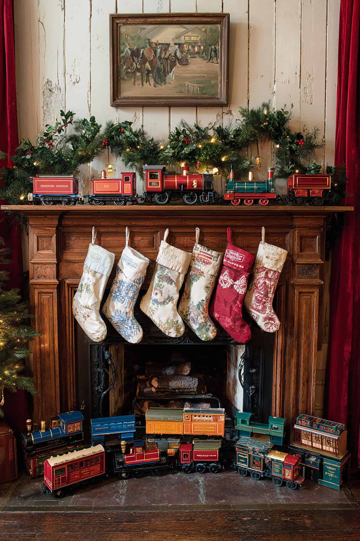 Vintage Toyshop Mantel