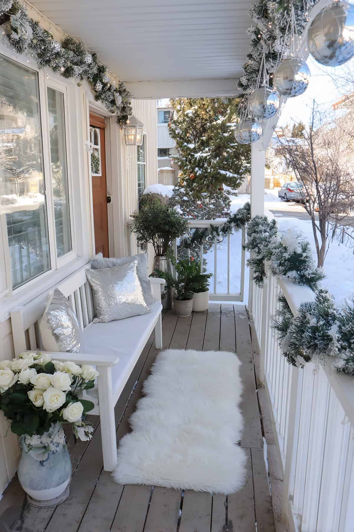 White Porch That Feels Like Snow Itself