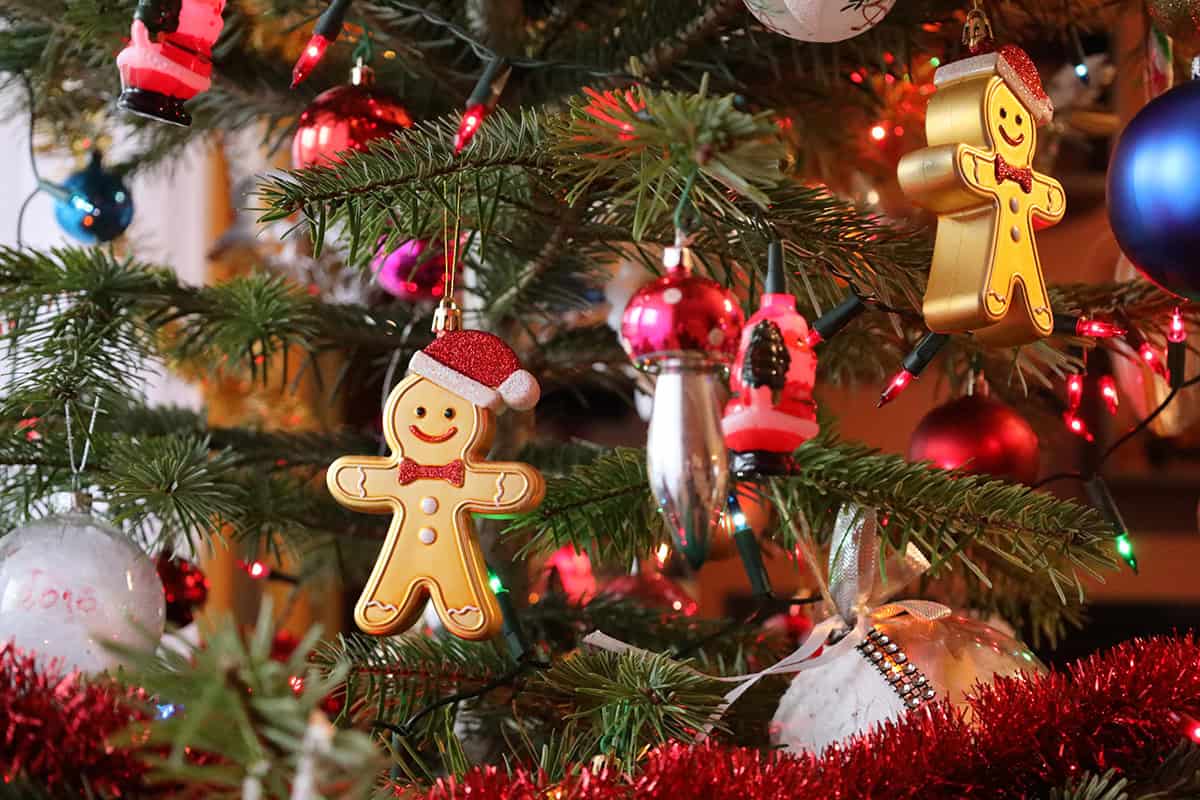 A Tree Sprinkled with Gingerbread Joy
