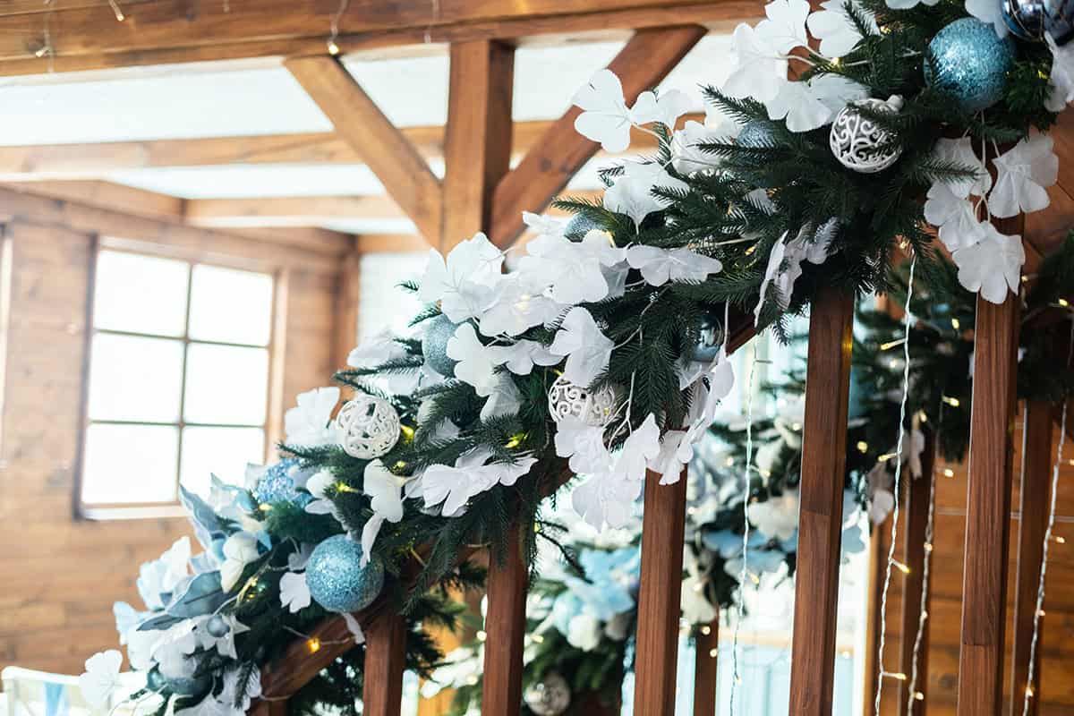 Blue and White