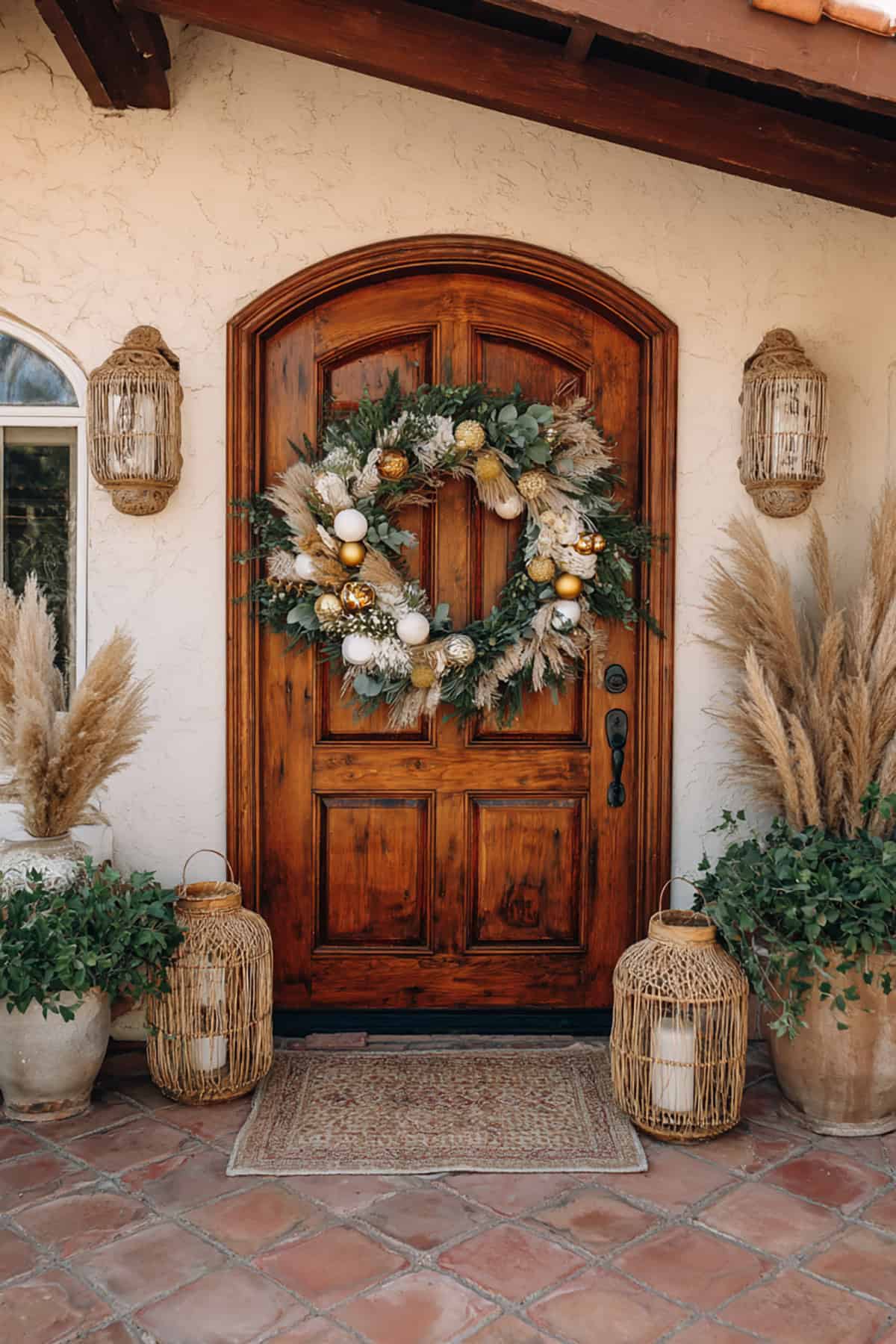 Boho Christmas Door