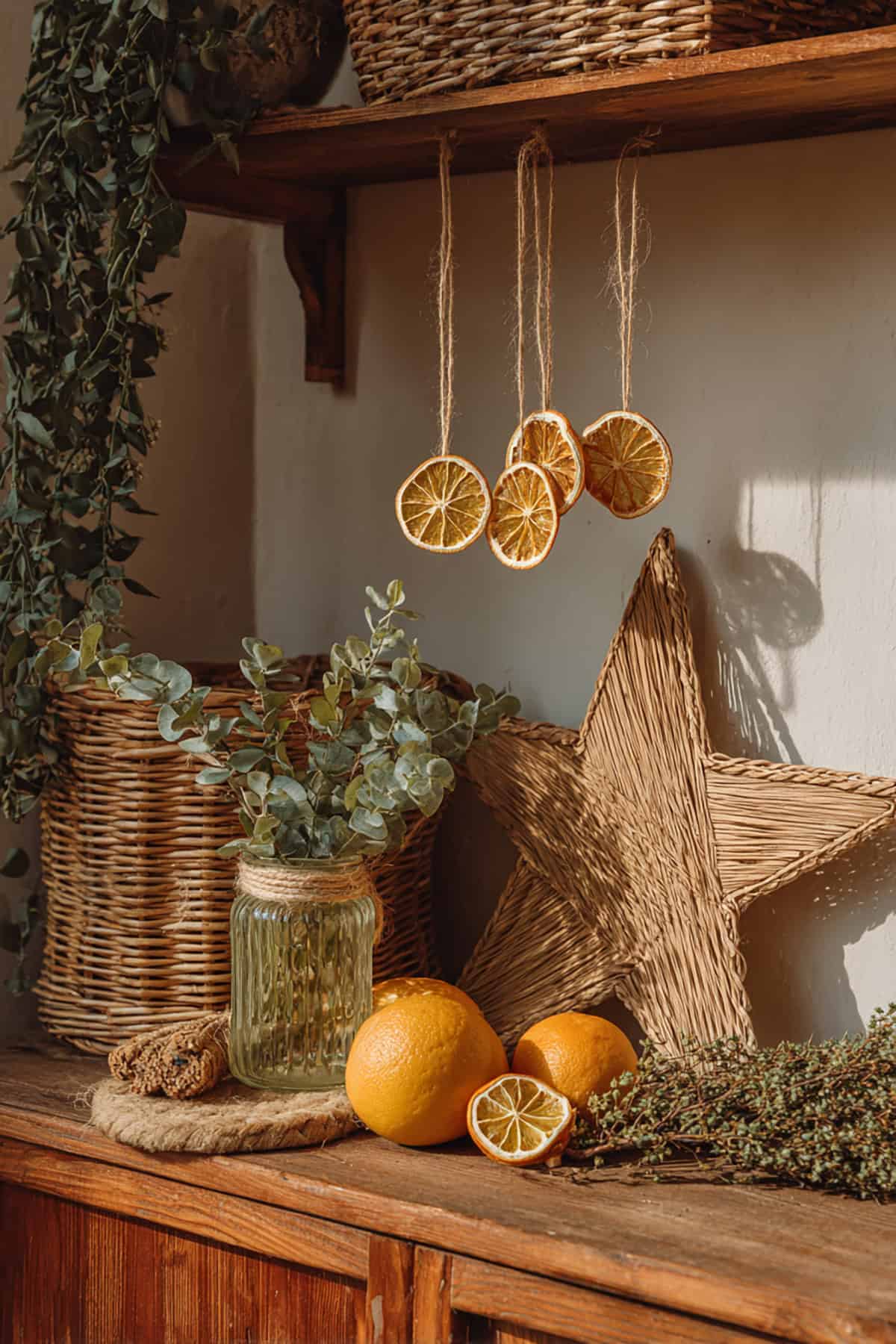 Boho Shelf with Natural Textures