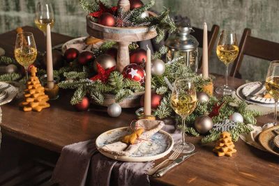 Christmas dining table decor ideas