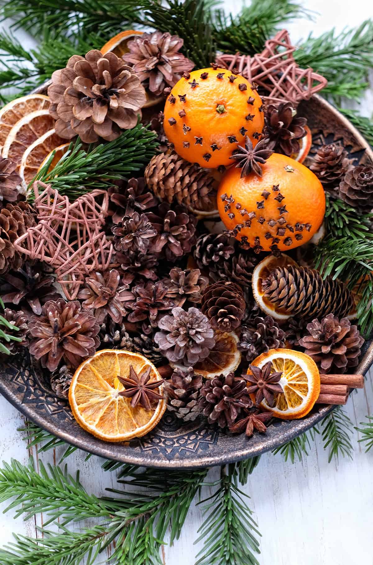 Citrus and Greenery Mix