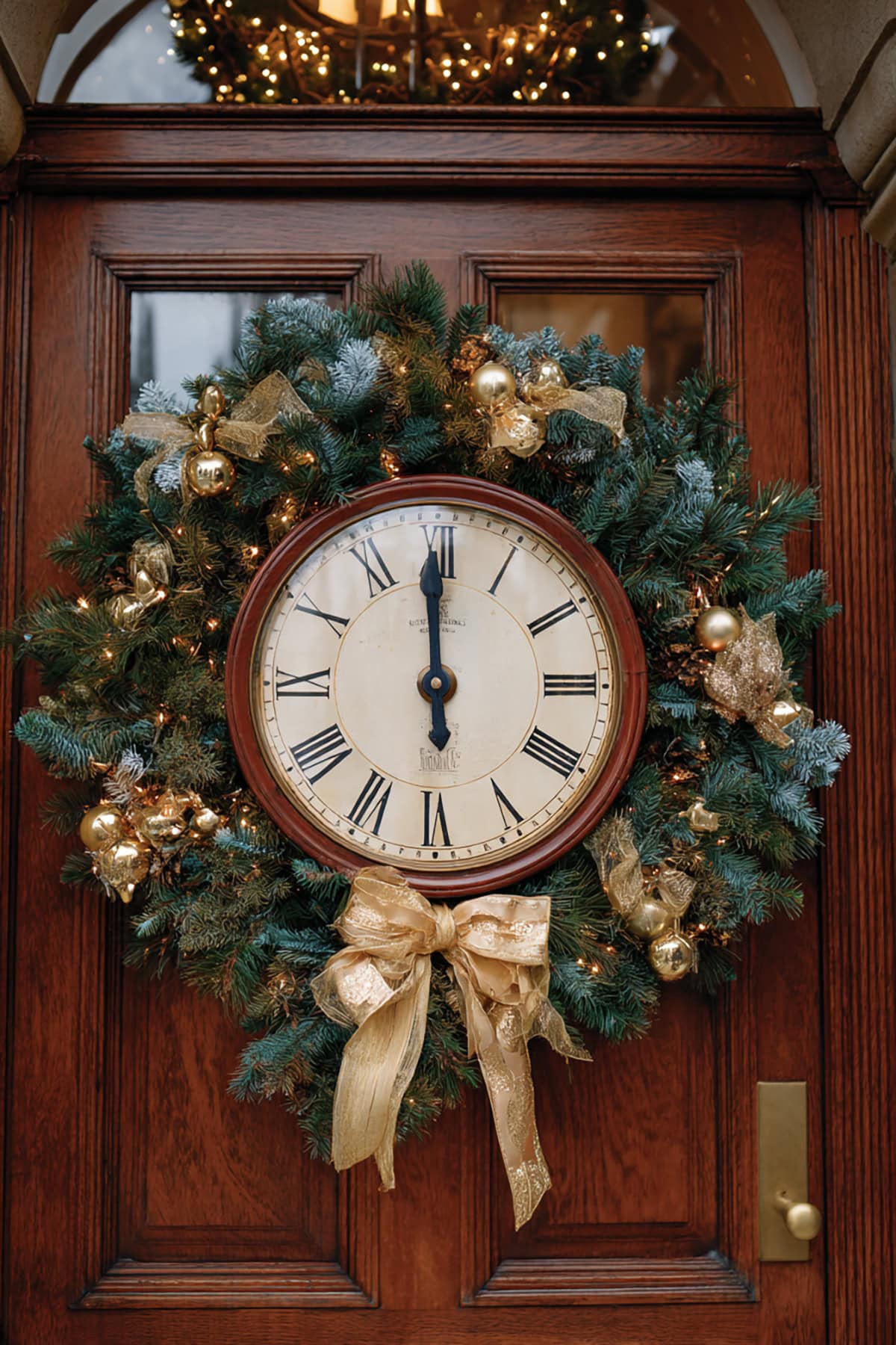 Clock Face Wreath