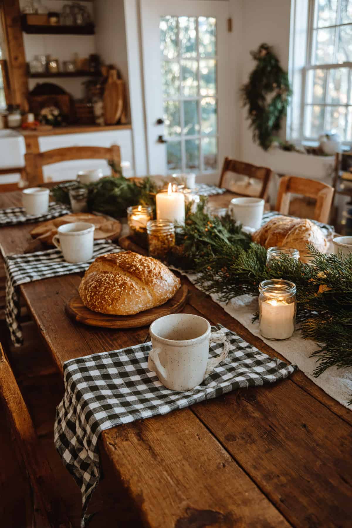 Cottagecore Christmas Dining Table