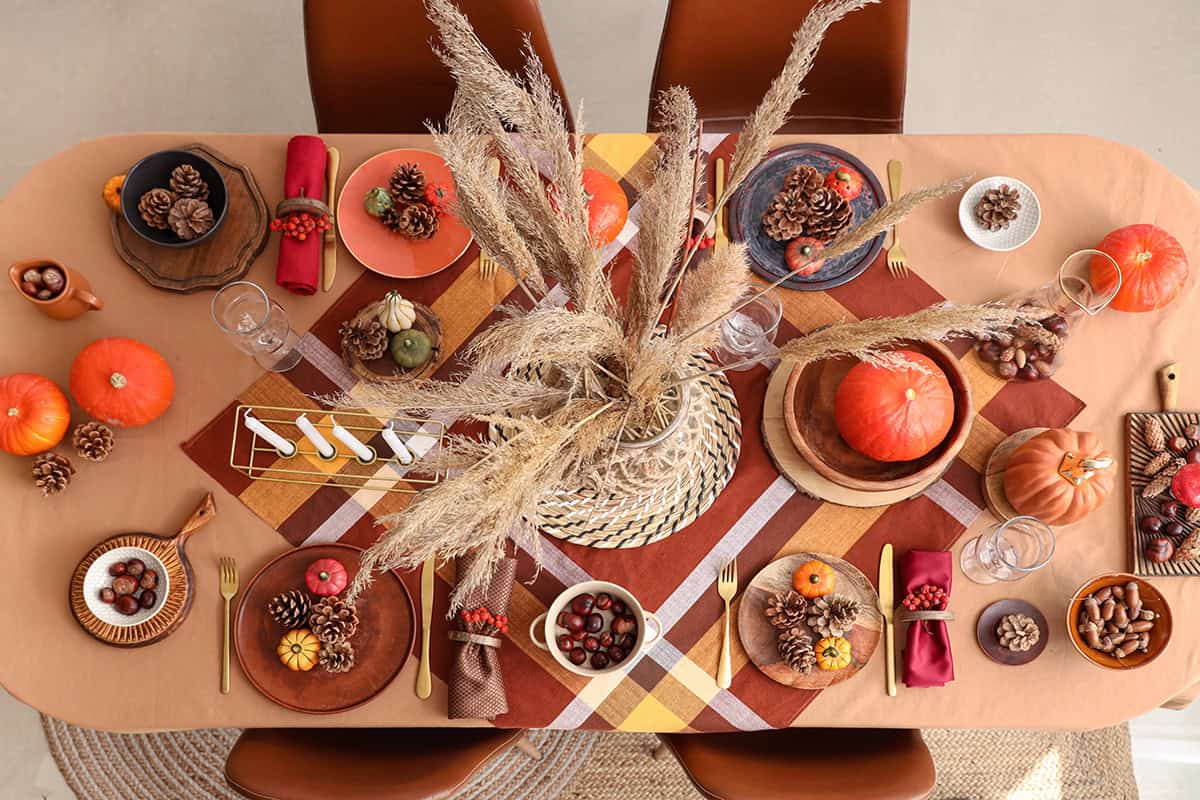 Earthy Layers and Burnt Orange Accents
