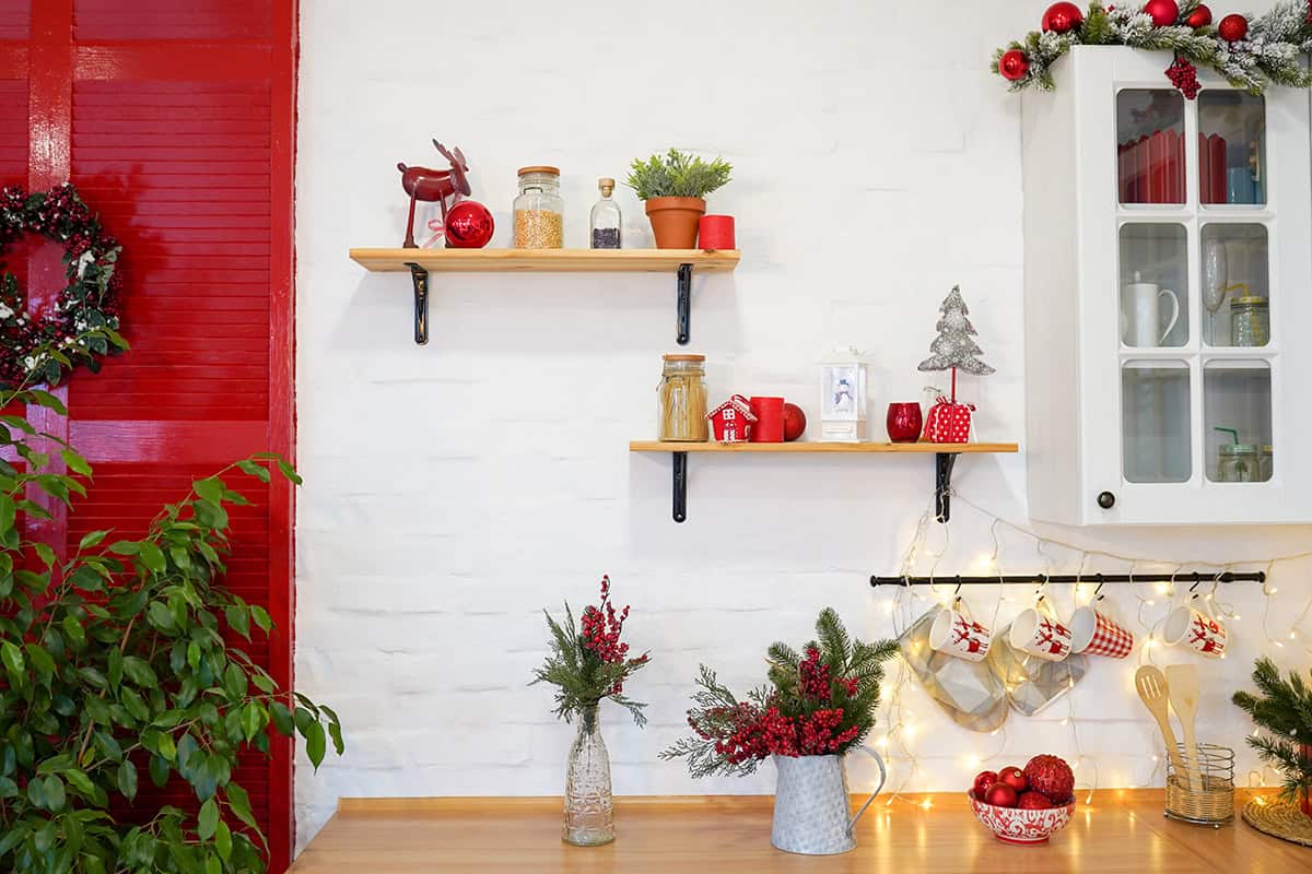 Festive Shelf Styling