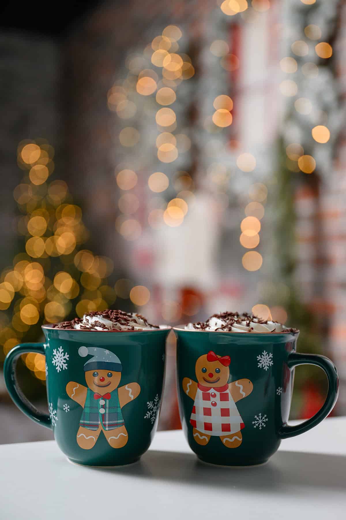 Gingerbread Mugs and Evening Glow