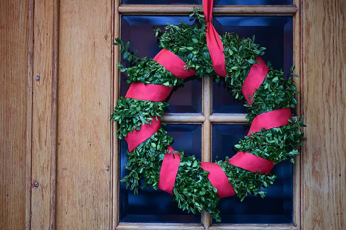 Greenery with Ribbon