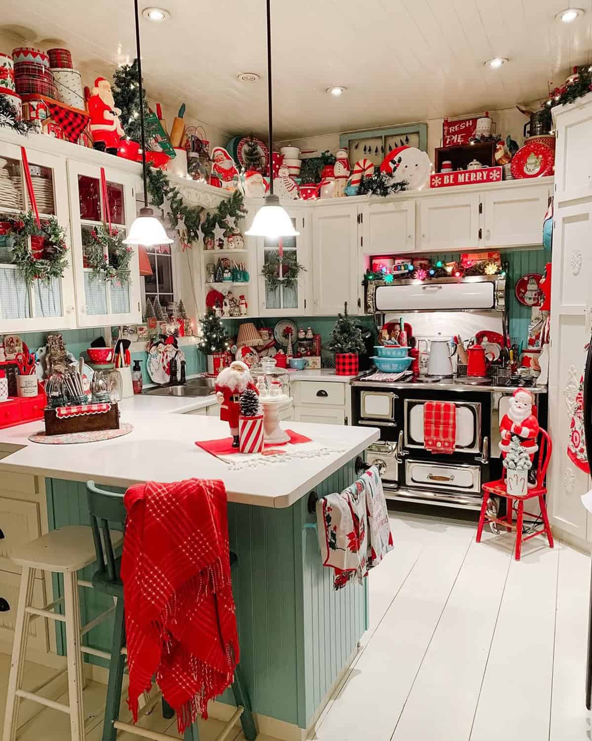 Maximalist North Pole Kitchen