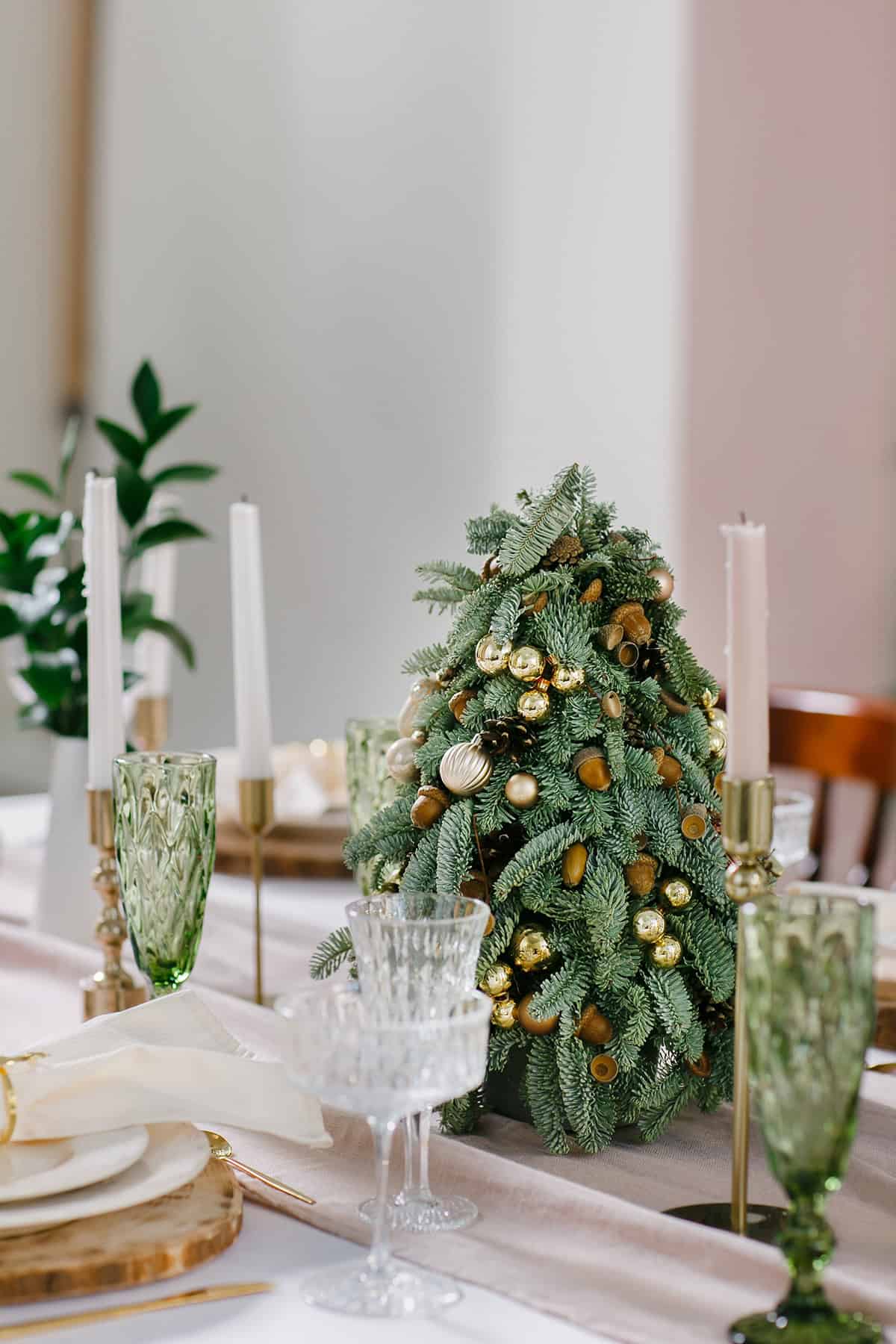 Mini Tree Centerpieces