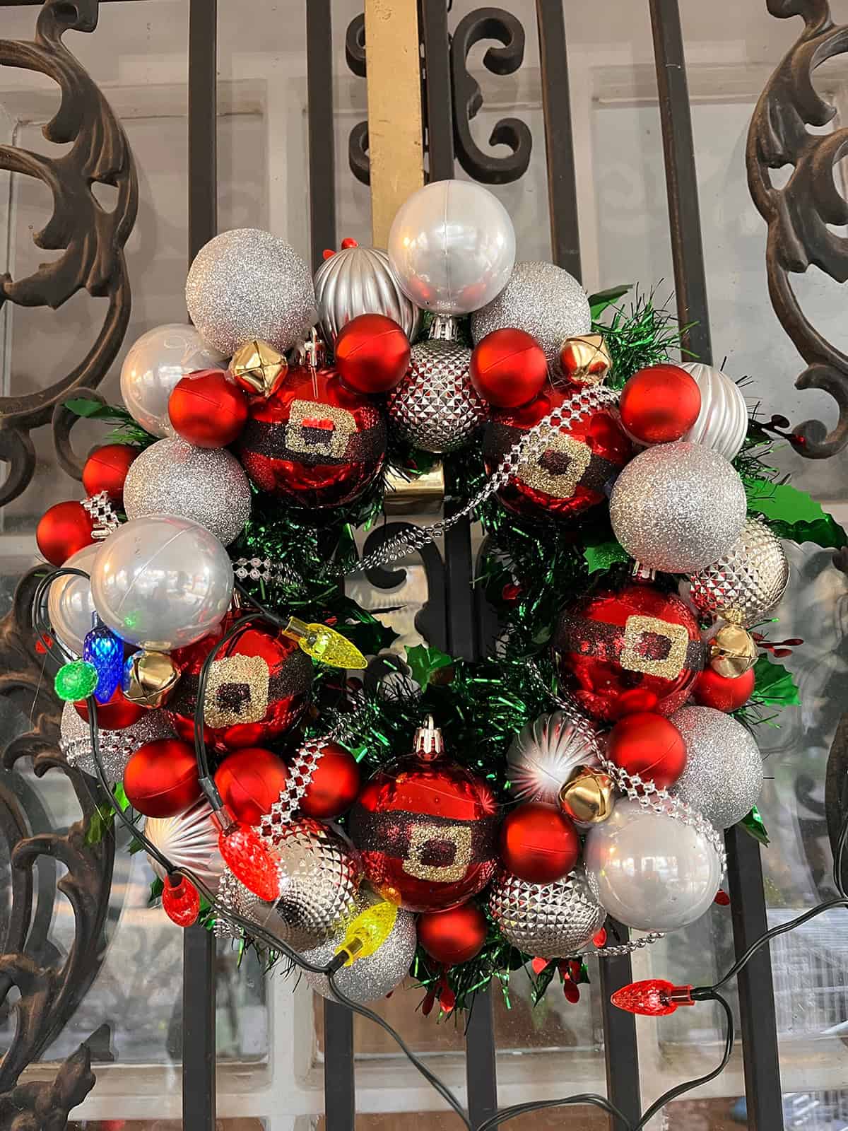 Ornament Cluster Wreath
