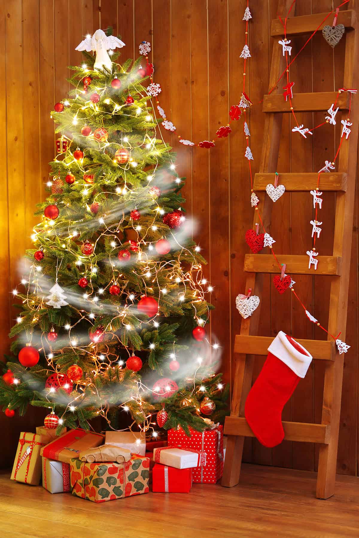 Repurposed Ladder Tree