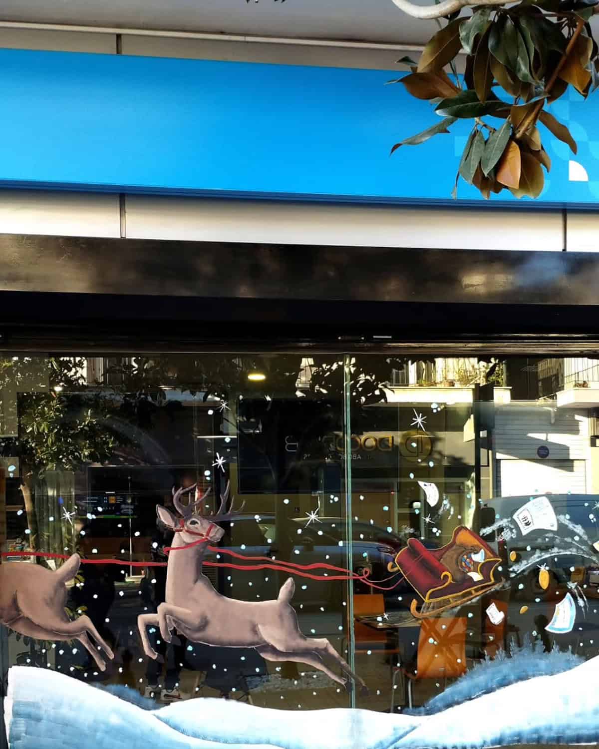 Santa’s Sleigh in Flight
