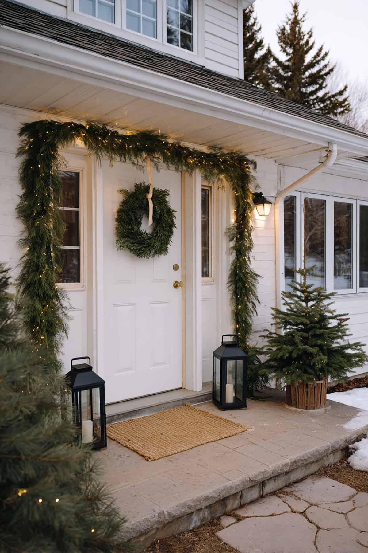 Scandinavian Minimalist Door Decor