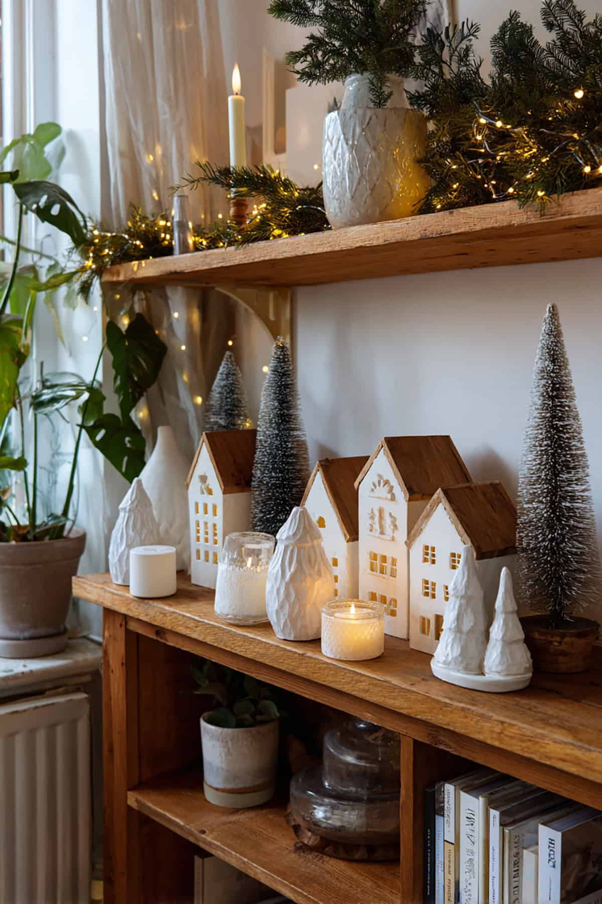 Scandinavian Neutral Shelf Style