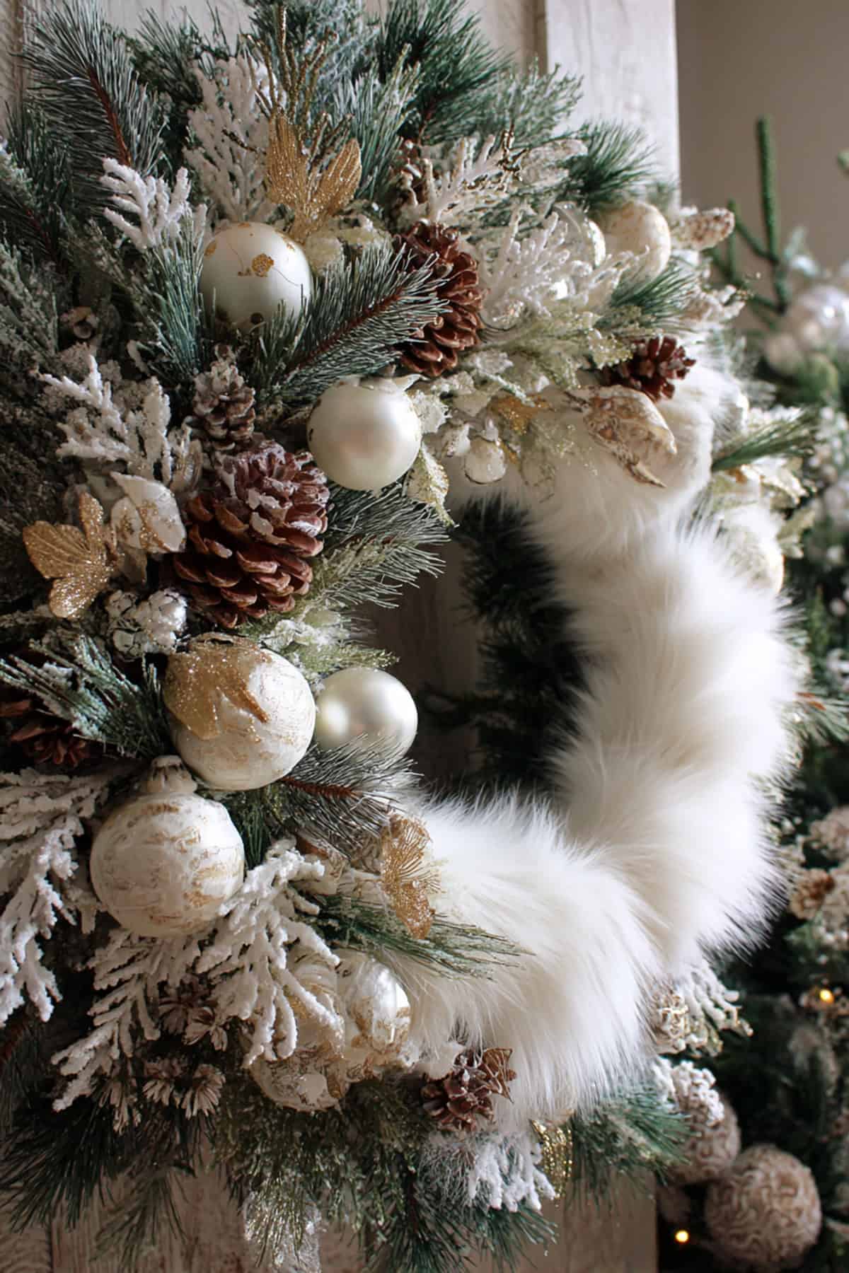 Scandinavian White Wreath