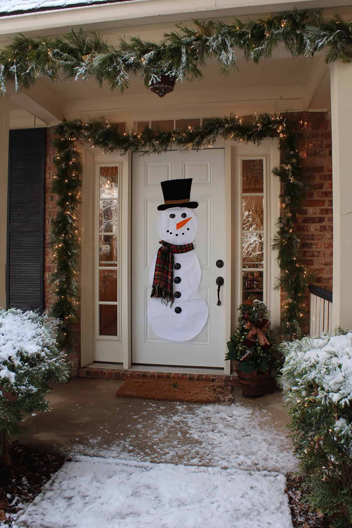 Snowman Door Display